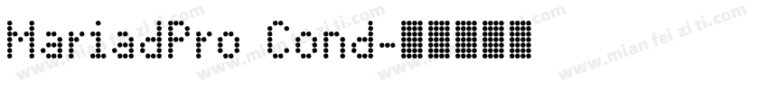 MariadPro Cond字体转换
